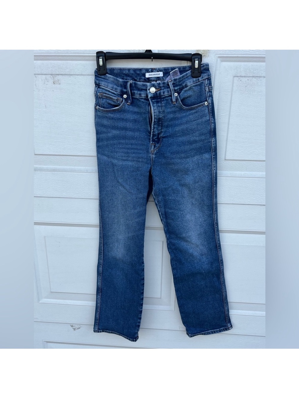 Women's good American jeans good curve blue size 4/27